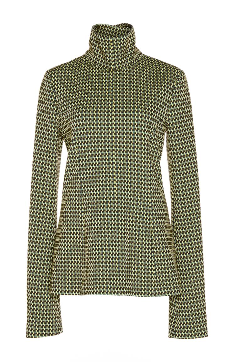 Marni Printed Long Sleeve Blouse