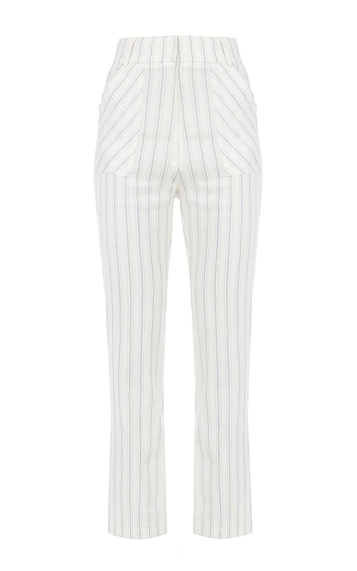 Flow The Label Cropped Pinstripe Pants