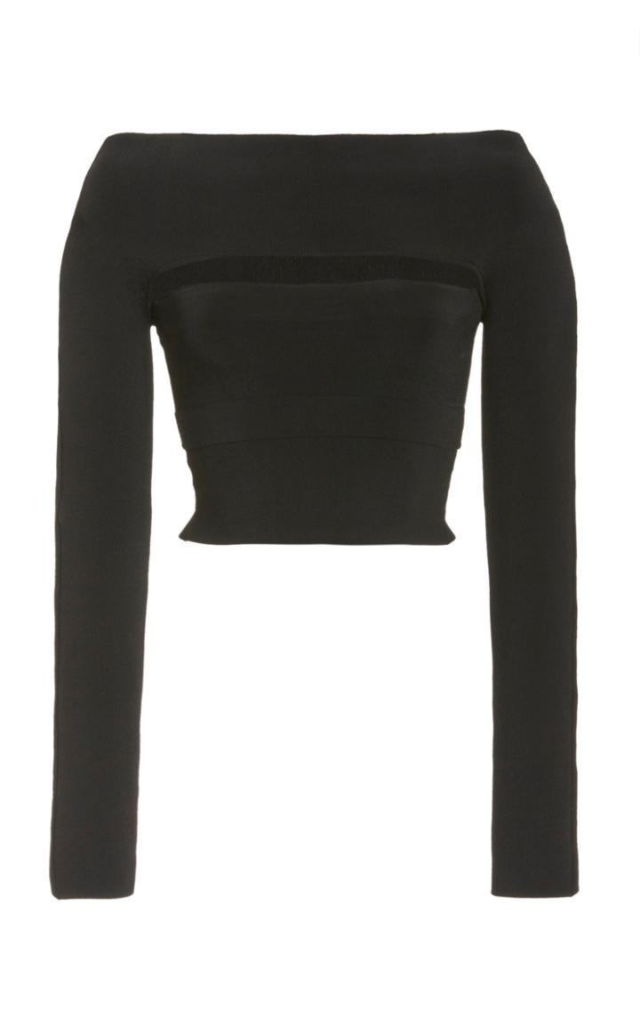 Moda Operandi Dion Lee Off-the-shoulder Crepe Tube Top