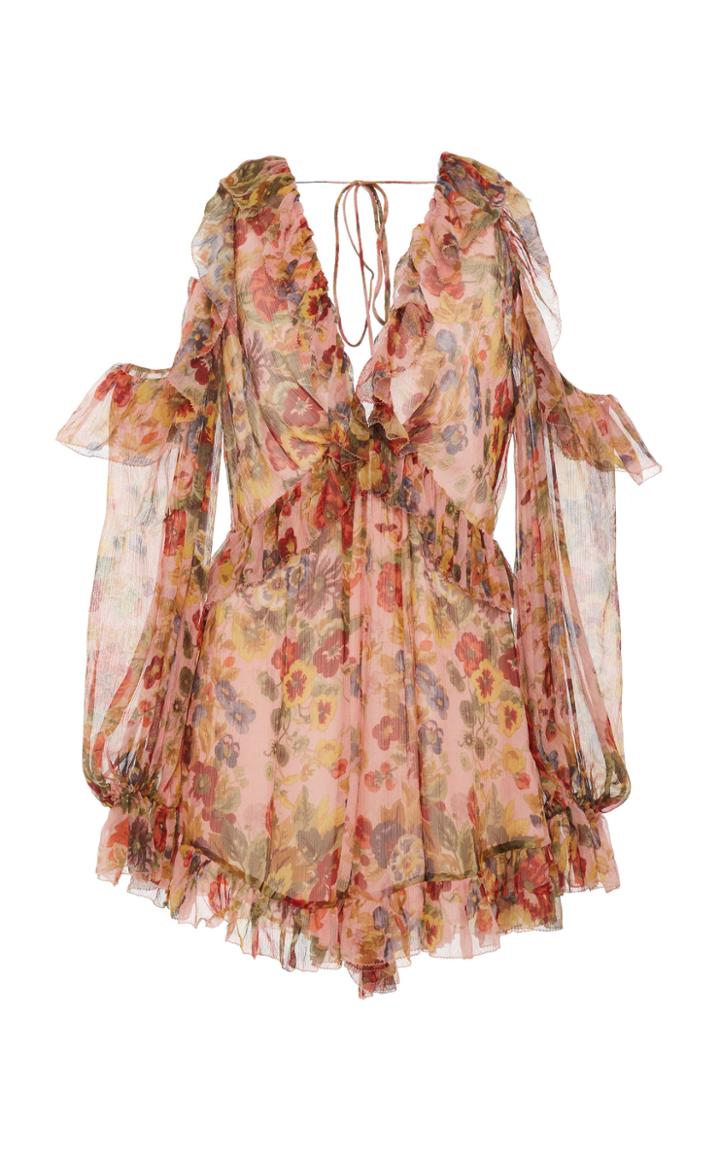 Zimmermann Lovelorn Frill Playsuit