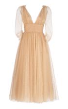 Maria Lucia Hohan Leila Crystal-embellished Tulle Midi Dress