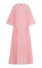 Moda Operandi Thierry Colson Rachel Embroidered Cotton Caftan Size: S