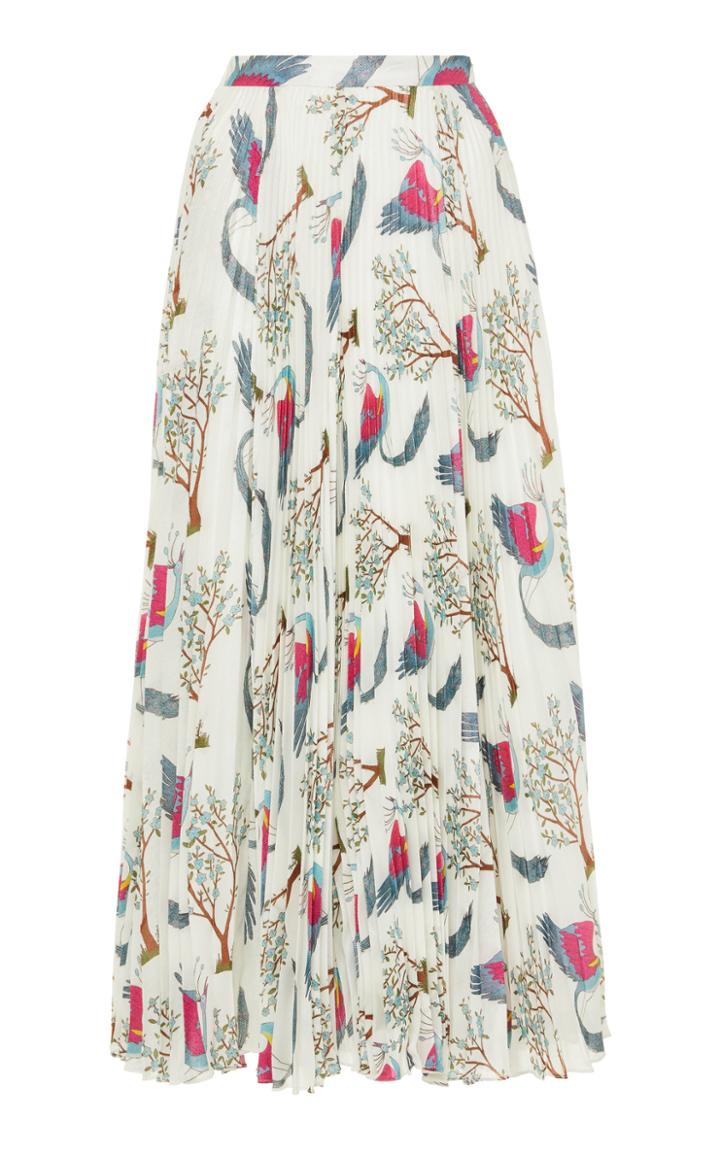 Claudia Li Pleat On Pleat Skirt
