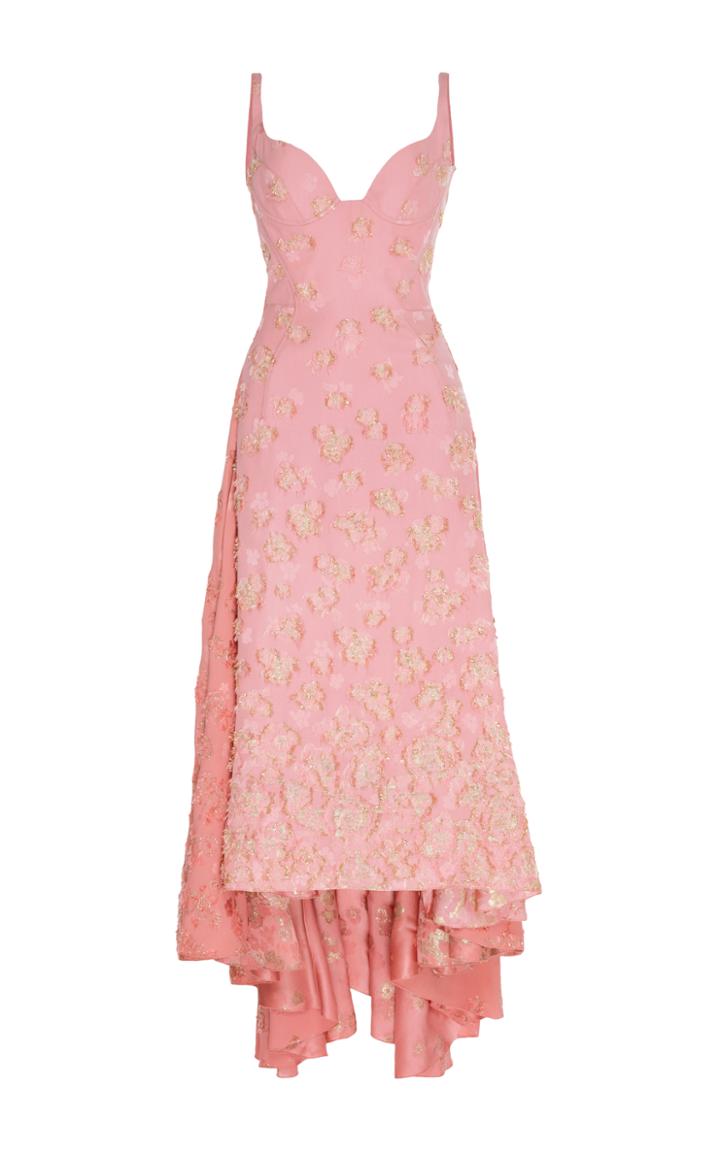 Paule Ka High Low Midi Dress