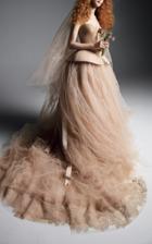 Vera Wang Viktoriya Georgette Ballgown