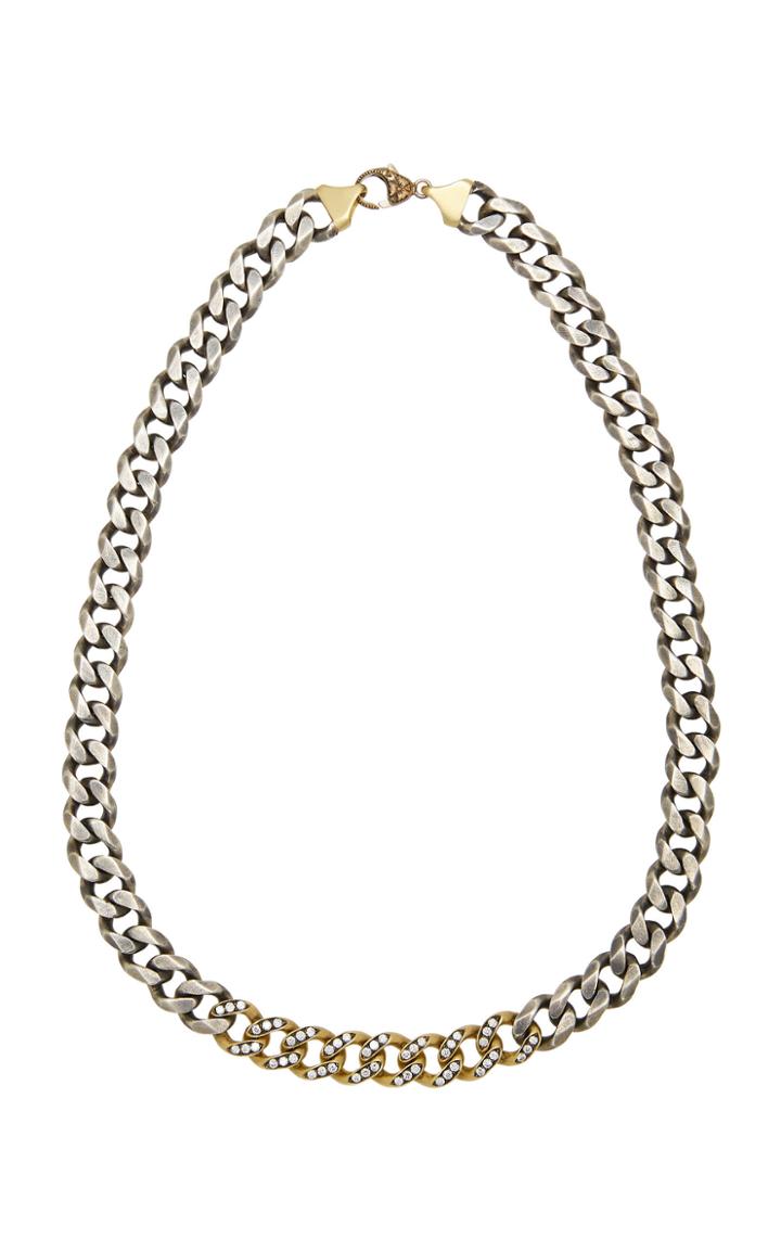 Sylva & Cie 18k Gold Sterling Silver And Diamond Necklace