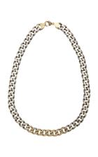 Sylva & Cie 18k Gold Sterling Silver And Diamond Necklace