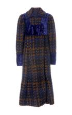 Anna Sui Chunky Tweed Coat