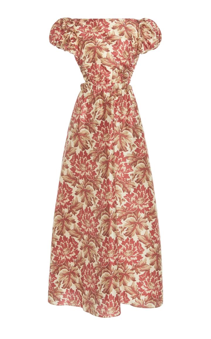 Sir Valetta Silk Taffeta Maxi Dress