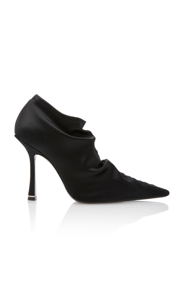 Alexander Wang Vanna Embroidered Satin Pumps