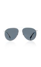 Burberry Aviator-style Metal Sunglasses