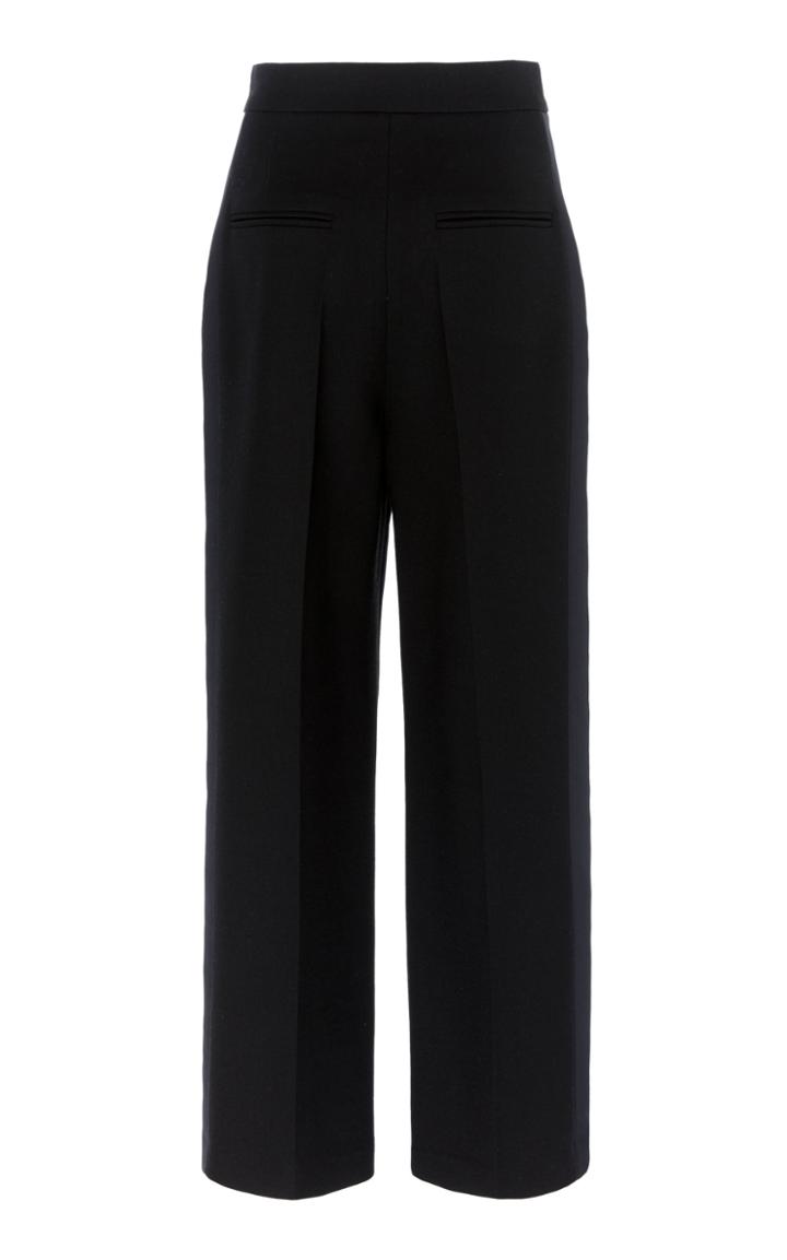 Dice Kayek High Waist Straight Leg Tuxedo Pants