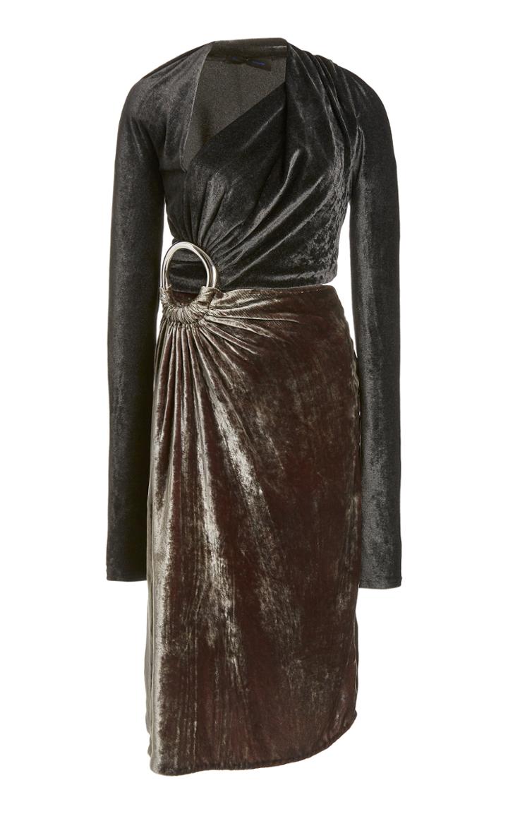 Moda Operandi Proenza Schouler Velvet Cut-out Ring Dress