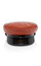 Avec La Troupe M'o Exclusive Two-tone Leather Majorette Cap