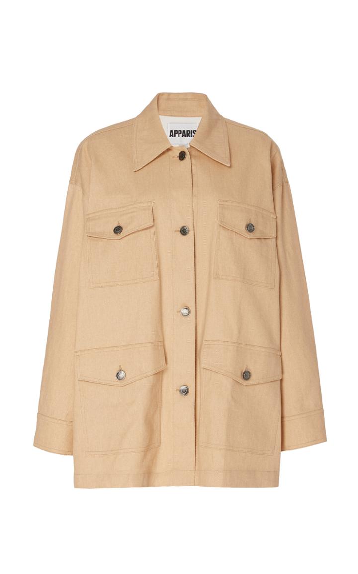 Moda Operandi Apparis Denim India Pink Jacket Size: Xs