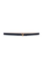 Versace Barocco V Slim Leather Belt