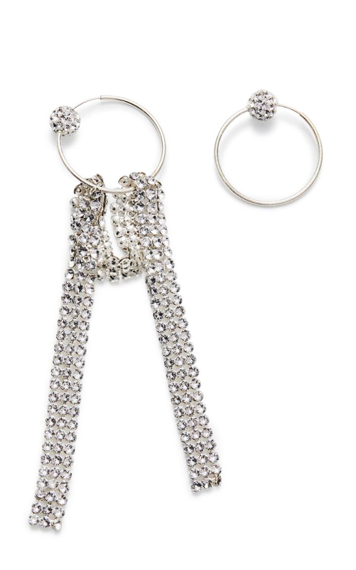 Magda Butrym Silver Eustoma Earrings