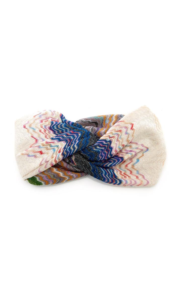 Missoni Twisted Space-dyed Knit Headband