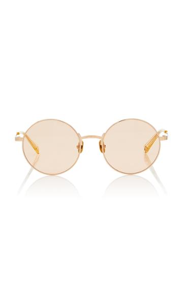 Peter And May Daisy Round-frame Titanium Sunglasses