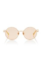 Peter And May Daisy Round-frame Titanium Sunglasses