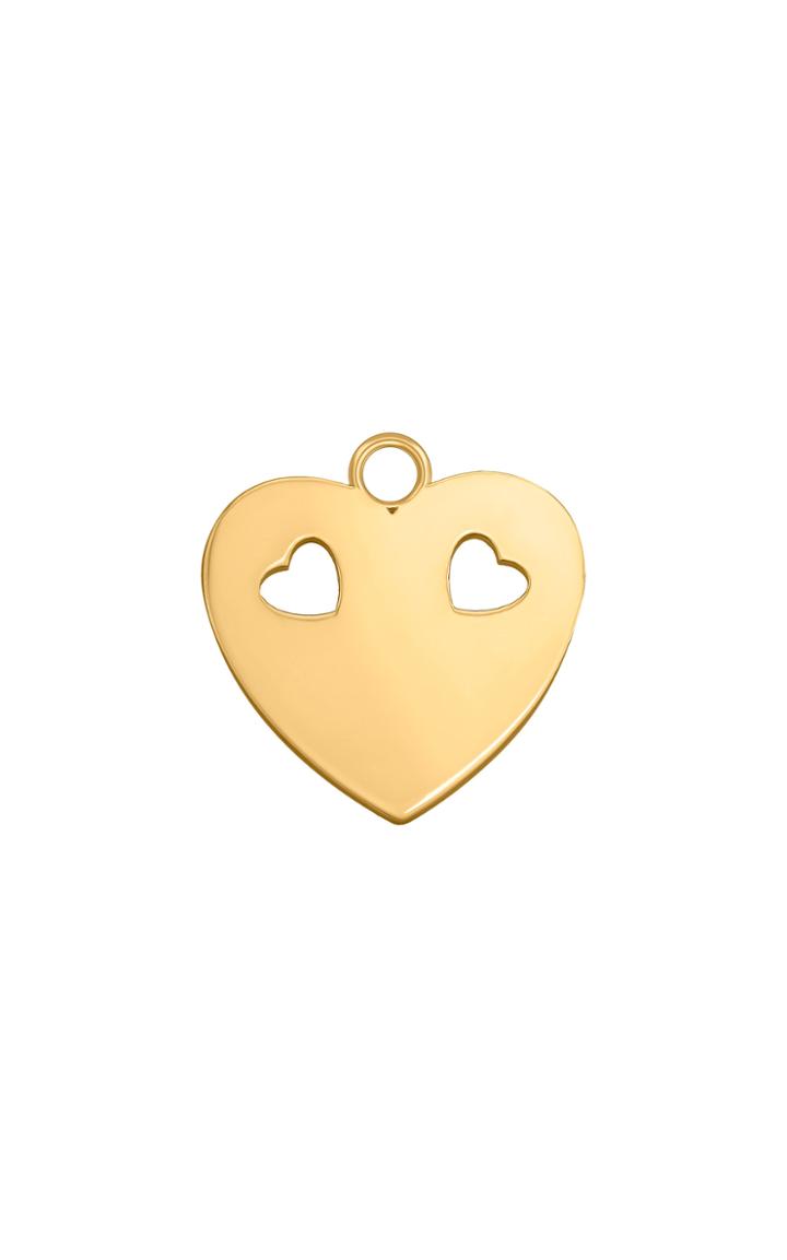 Mks Jewellery Keepsakes Little Heart 18k Yellow Gold Charm