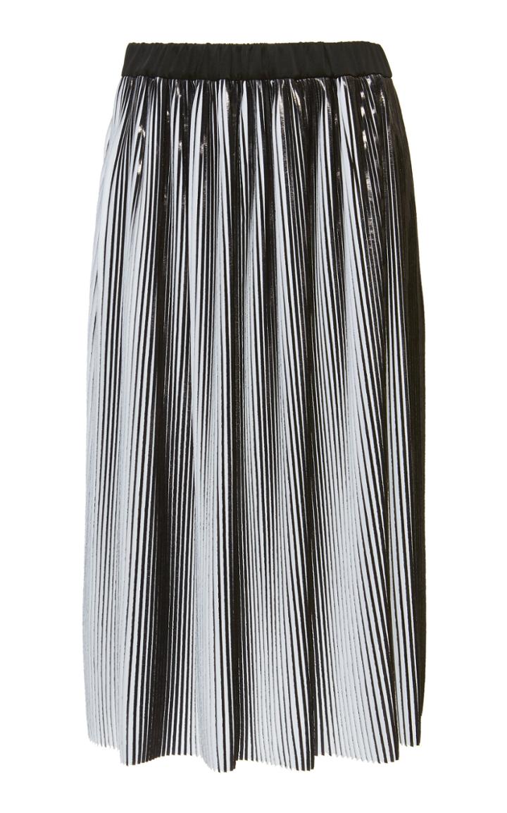 Balmain Pleated Midi Skirt