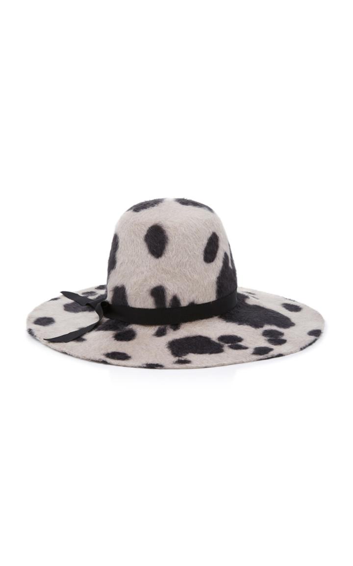 Gigi Burris Aliyah Printed Rabbit Fur Felt Hat