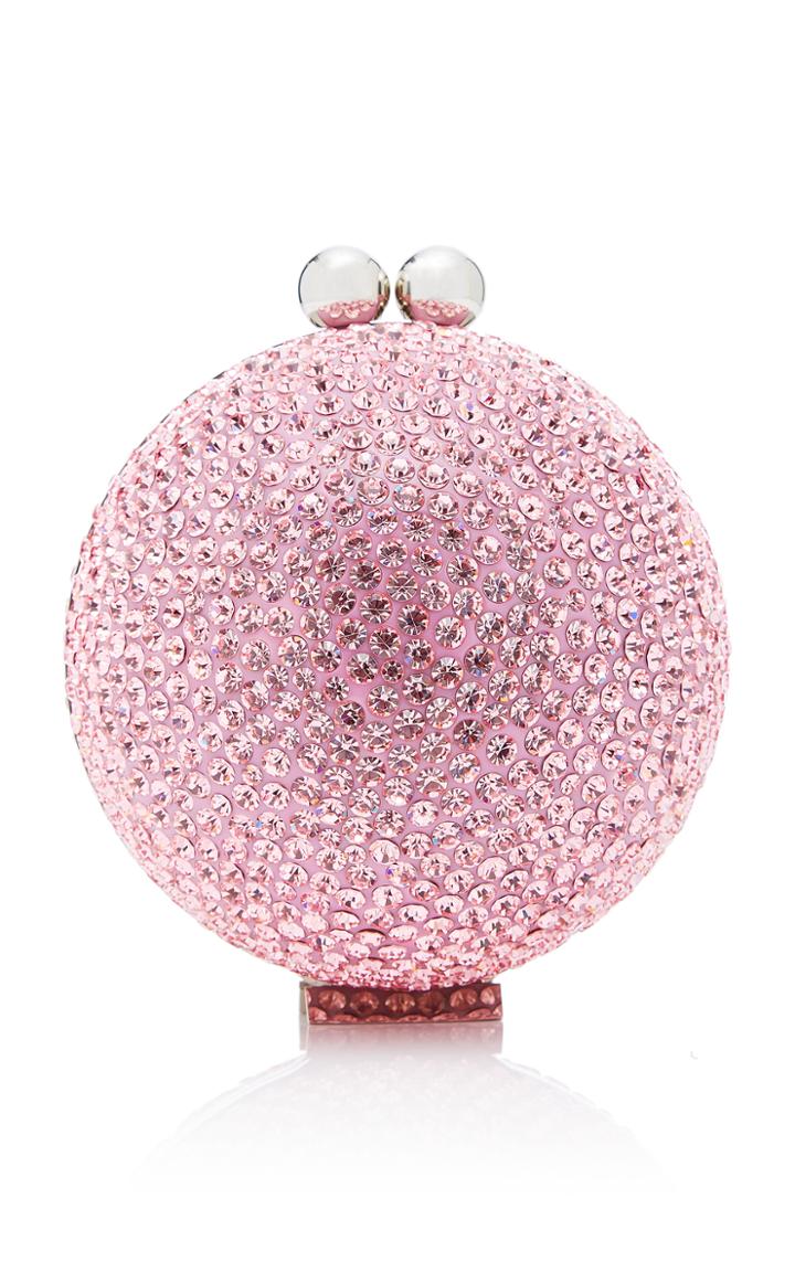 Marzook M'o Exclusive Crystal Ball Resin And Brass Orb Bag