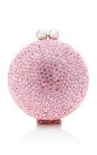 Marzook M'o Exclusive Crystal Ball Resin And Brass Orb Bag