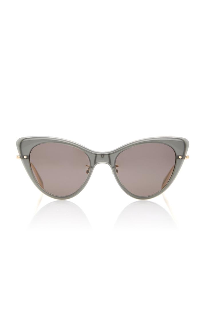 Alexander Mcqueen Skeleton Cat-eye Acetate Sunglasses