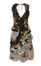 Moda Operandi Preen By Thornton Bregazzi Tomoka Printed Georgette Open-back Dress Si