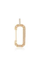 Moda Operandi Ee Ra 18k Yellow Gold Big Chiara Pave Earring