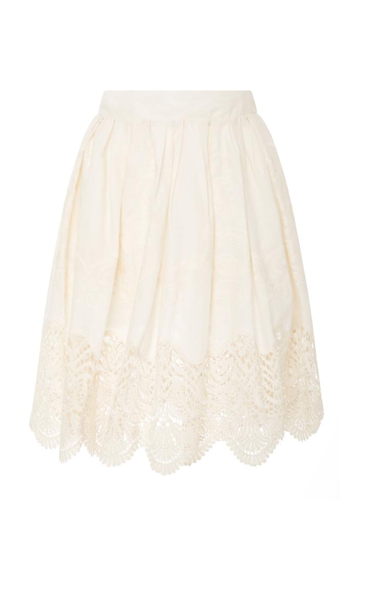 Alcoolique Mafalda Lace Detail Skirt