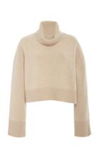 Co Cropped Cashmere Turtleneck Sweater Size: S