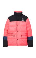 Off-white C/o Virgil Abloh Colorblocked Shell Puffer Coat