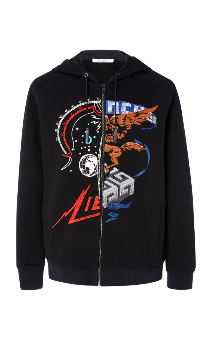 Givenchy Libra And Sagittarius Zip Hoodie