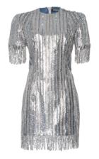 Balmain Sequin Fringe Embellished Dress