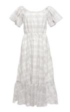Shaina Mote Fiori Plaid Midi Dress
