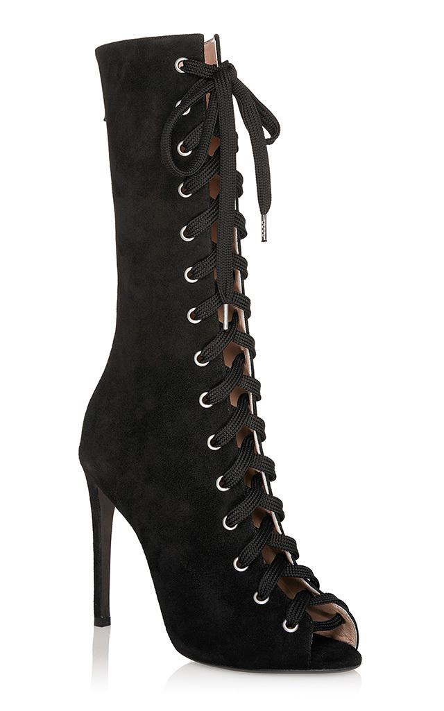 Giambattista Valli Lace-up Suede Boots