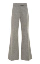 Marina Moscone Wool-blend Wide-leg Pants