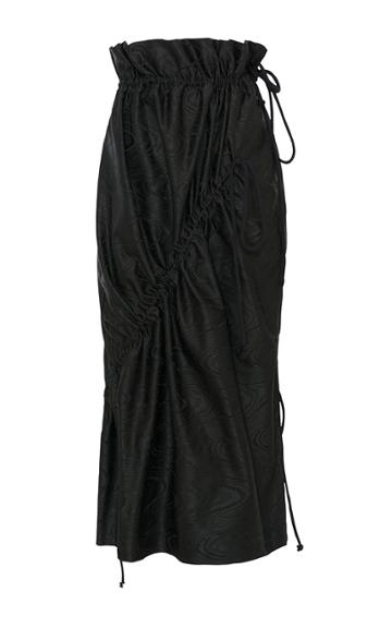 Apartamento 03 Selma Jacquard Draped Skirt