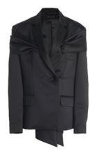 Moda Operandi Simone Rocha Bow-embellished Satin Blazer