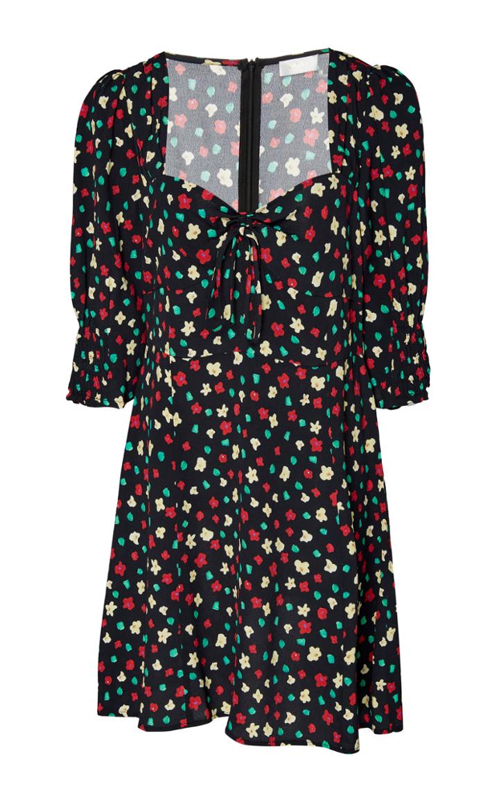 Rixo Larissa Printed Crepe Mini Dress