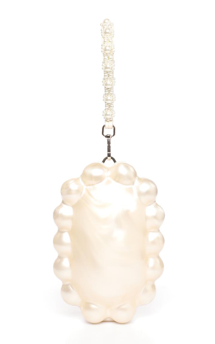 Moda Operandi Simone Rocha Perspex Pearl Daisy Top Handle Bag