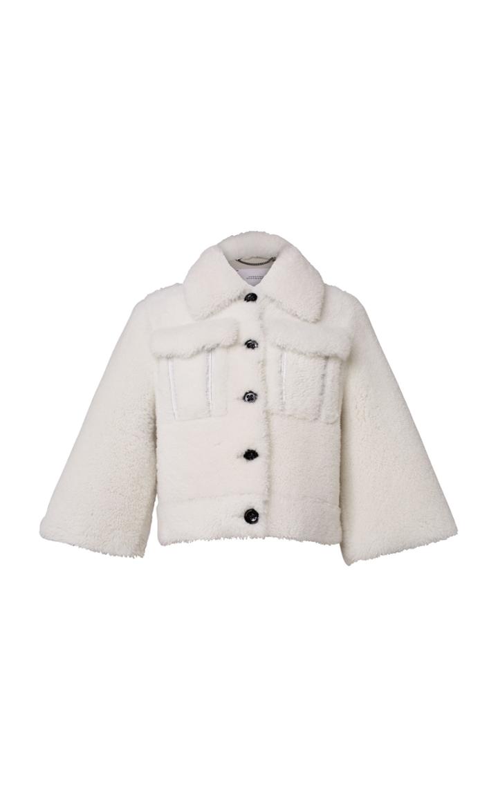 Moda Operandi Dorothee Schumacher Charming Softness Shearling Cropped Jacket