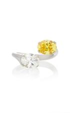 Reza M'o Exclusive: Lyhan Ring With Yellow And White Diamond