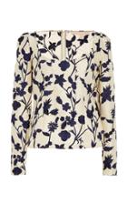 Brock Collection Floral-jacquard Top Size: 6