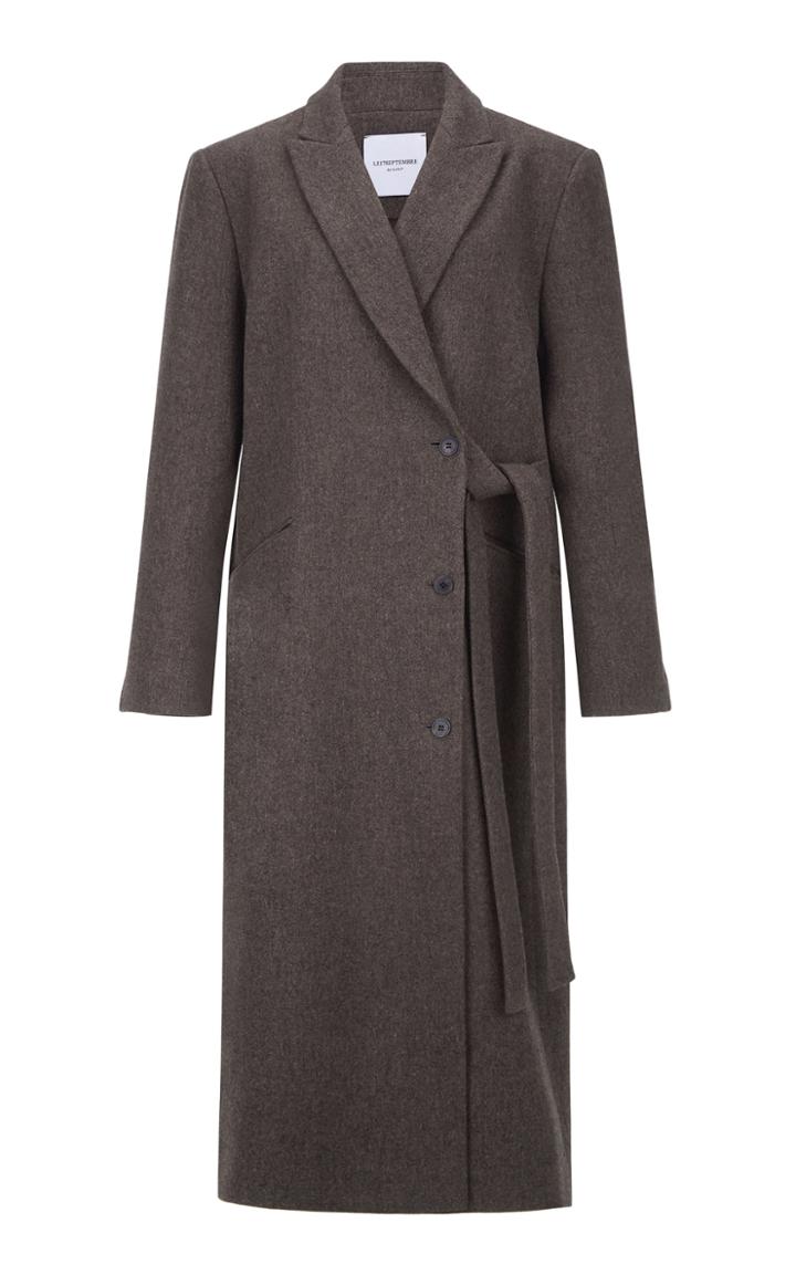 Moda Operandi Le17 Septembre Belted Wool-blend Coat