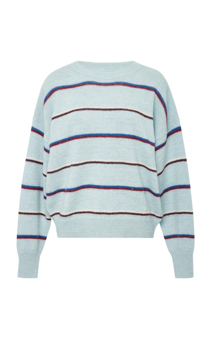 Isabel Marant Toile Gatlin Striped Alpaca-blend Sweater