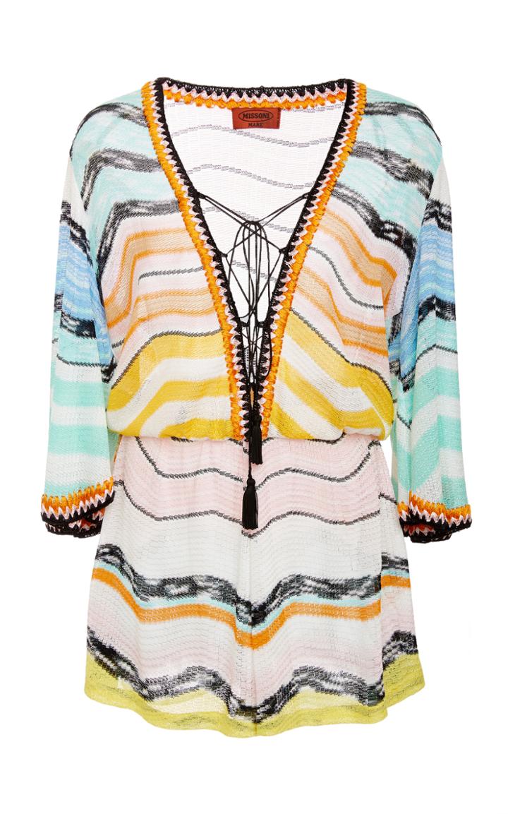 Missoni Mare Short Lace Up Romper